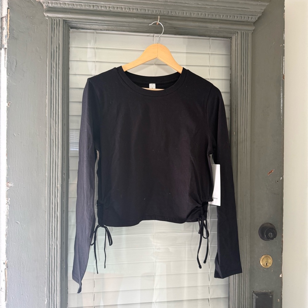 Lululemon Cinched Cut-Outs Cotton Long Sleeve